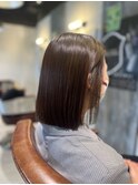 ◆ 髪質改善で魅せる上品なツヤボブ