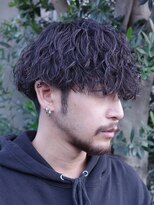 フィフス トウキョウ (fifth TOKYO) 渋谷波巻きパーマメンズカットシャドウパーマラウンドマッシュ