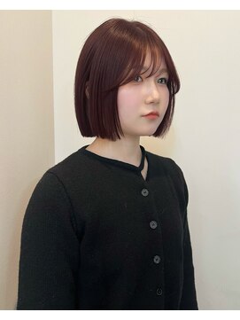 ネンドヘアー(nendo_hair) wine red/bob