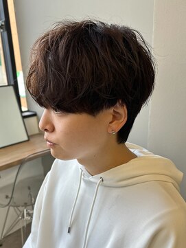 men's salon L-MARK 四条烏丸【12月 NEW OPEN(予定)】 シャドウパーマ/曲がる縮毛矯正/ニュアンスパーマ/men's/眉毛