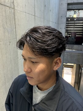 【FLAME】天文館　"フェザーパーマ"