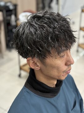 アッシュ 高幡不動店(Ash) メンズパーマツイストスパイラルフェザーパーマ眉毛