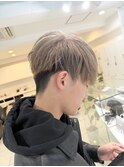 マッシュ、ベージュカラー
