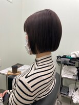 ローヴ 梅田(L'aube)&nbsp;髪質改善　切りっぱなしボブ　大人ボブ 内巻きボブ