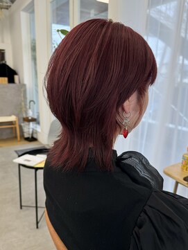 アエル(AELU) Wolf × wine red