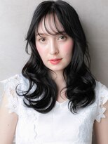 モッズヘア 越谷(mod's hair)&nbsp;フィンガーウェーブヨシンモリ韓国風黒髪ロングX越谷30代40代
