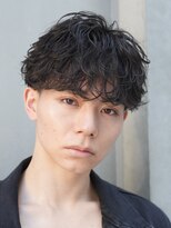 フィフス 大分(fifth)&nbsp;大分シャドウパーマメンズカットラウンドマッシュツーブロック