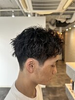 シャイン ヘア ブレンド 二子玉川(Shine hair blend) スパイキーパーマ