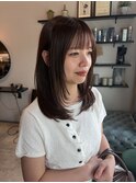 髪質改善トリートメント×顔まわりレイヤー