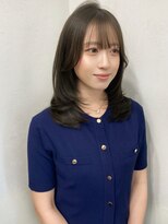 ラグナ 渋谷(LAGUNA) 【オリーブベージュ/ミディアムレイヤー/ダブルカラー/20代】