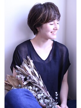 ソイ コンク 下北沢(soi conc) ハイライト/マッシュショート02【ＥＬＩＣＡ】道具朝美