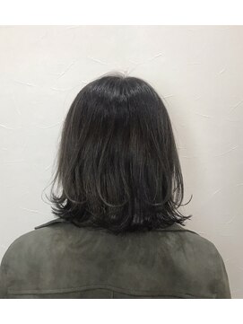 キャラ 池袋本店(CHARA) 切りっぱなしボブ×ダークアッシュ【キャラ池袋/池袋/池袋本店】