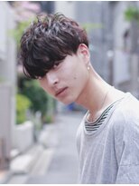 エイチ(H eitf) スリークショート ツイストパーマ サイドグラデーション