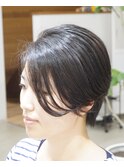 前下がりボブ