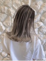 モアナ バイ ヘッドライト 沖縄豊見城店(Moana by HEADLIGHT)&nbsp;Moana豊見城#バレイヤージュ#ボブ#ダブルカラー