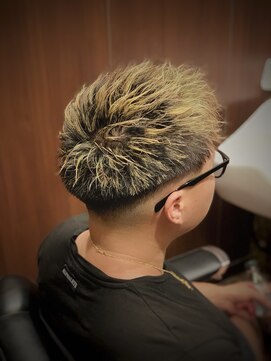 ヒロギンザ 池袋 サンシャイン通り店(HIRO GINZA) サイドグラデーションフェードスペシャルメッシュカラー