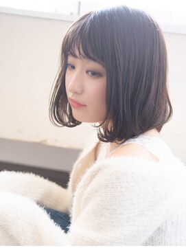 卵型面長の方に似合う小顔ショートボブby橋本圭司 L ザトエル 栄 The Toel のヘアカタログ ホットペッパービューティー