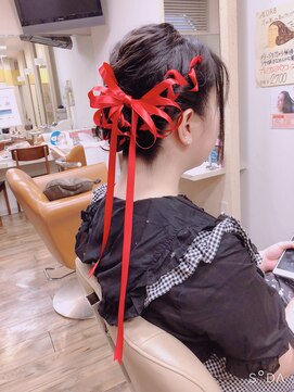 ヘアメイク ジェイエム アップ リボン