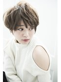 〈mielhair新宿〉くせ毛風愛されショート　イルミナカラー
