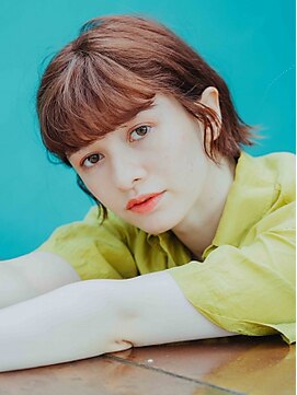 アデリタ(Adelita) ボブ×アプリコットオレンジ