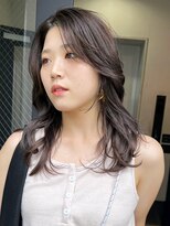 アイティーバイアルバム 松戸店(IT by ALBUM)&nbsp;グレージュカラー_チェリーブラウンフェミニンロング_ba402871