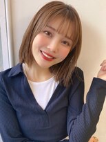 ポーチバイハニー オモテサンドウ(PORCH by HONEY omotesando)&nbsp;大人可愛い20代30代40代ぷつっとボブ×ラテベージュ