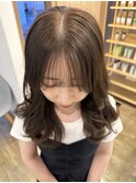 ブリーチなしダブルカラー×オリーブベージュ