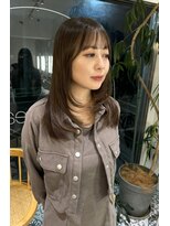 アンドビューティフル 恵比寿(andbeautiful)&nbsp;ワンカールで可愛いミディアムレイヤー