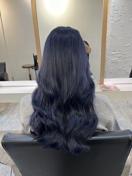 ブレンド 渋谷(BLend) 縮毛矯正.レイヤーカット.ブルーブラック.髪質改善. 黒髪