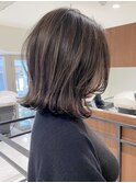 ハイライトバレイヤージュダブルカラーケアブリーチ20代30代