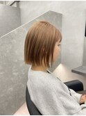 ヘイリーボブ タッセルボブ ぱつっとボブ 切りっぱなしボブ