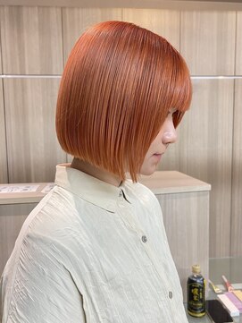 ラヴィエール(LAVIERE by R-EVOLUT) オレンジボブ/春夏カラー/タッセルボブ【柏・柏駅】