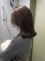 リラス 博多(rilas)&nbsp;ナチュラルレイヤーボブ　セット簡単　ボブスタイル　ラベンダー