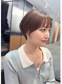 ショートカットショートヘアコンパクトショートボブ丸みショート