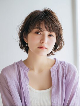 ニスル 町田店(NISURU) 似合わせカット/大人ガーリー/ダークアッシュ/着物/町田/町田駅