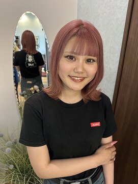 ヘアーラウンジルシェル(HAIR LOUNGE Le ciel) 【春色カラー！】ピンクベージュ