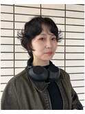 ショートデザインパーマ　stylist  nana 【千葉駅】