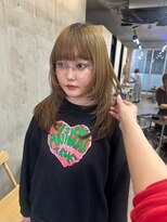 バド(bado)&nbsp;ベージュカラー/透明感カラー／レイヤーカット／髪質改善/本町