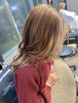 大人ベージュなフェイスフレーミング