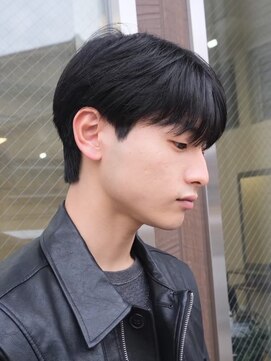 アントバイフィフス 秋田(unt by fifth) 秋田メンズパーマ波巻きスパイラルパーマセンターパートフェード