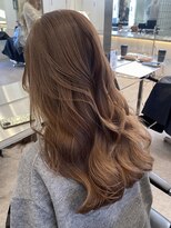 サンクプロジェクト(cinq PROJECT)&nbsp;ピンクグレーミルクティーベージュブラウンミディアムレイヤー