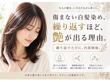ロアゾブルーミュージアム(L'oiseau Bleu museum)の雰囲気（パサつく白髪染めから、艶が出る白髪染めに！#白髪染め #個室）
