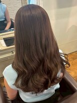 エクファ ヘア リゾート 大津 瀬田店(ex-fa hair resort)&nbsp;イメチェン/ピンクベージュ/アンブレラカラー/前髪/大津/瀬田