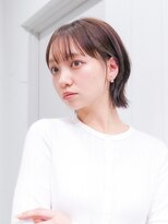 アルバム 池袋(ALBUM)&nbsp;前髪カットおくれ毛ショートボブ_F21748