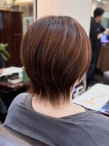 キャラ 池袋本店(CHARA)&nbsp;くびれショートウルフレイヤーカット◎ピンクベージュ【池袋】