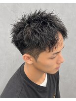 レジットブライト カナザワ(LEGIT BRIGHT KANAZAWA)&nbsp;アップバングショート/ツーブロック/MEN‘S/金沢