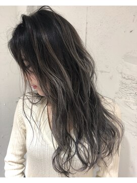 エイト 福岡天神店(EIGHT fukuoka) 【EIGHT福岡】nabe_コントラストバレイヤージュSILVER