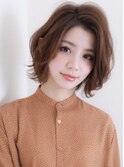 《PD 石田》大人かわいい小顔ひし形ショートボブショート