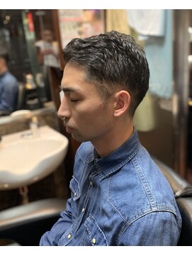 ヒロギンザ 新橋日比谷口店(HIRO GINZA) 七三バック スタイル