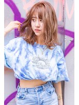 ケイト(kate) kate大宮　アンニュイパーマ×キャラメルベージュ